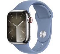 Bracelet Apple Sport pour l'Apple Watch Series 1 à 9 / SE (38/40/41 mm) | Series 10 (42 mm) - Taille M/L - Bleu hiver