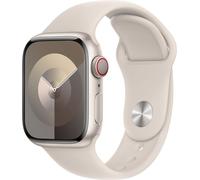 Bracelet Apple Sport pour l'Apple Watch Series 1 à 9 / SE (38/40/41 mm) | Series 10 (42 mm) - Taille S/M - Starlight