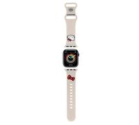 Bracelet Apple Watch 38 mm Hello Kitty en silicone beige