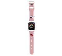 Bracelet Apple Watch 38 mm Hello Kitty en silicone rose