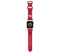 Bracelet Apple Watch 38 mm Hello Kitty en silicone rouge