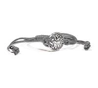 Bracelet Arbre de vie anthracite réglable -- ±5.5-8.5cm
