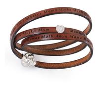 Bracelet - Argent 925,Cuir Argent - Amen - ASMA05-60