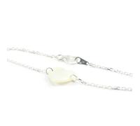 Bracelet Argent LES TRESORS DE LILY Sagesse avec nacre MOP - Femme - Longueur 18 cm - Coeur 13x14 mm