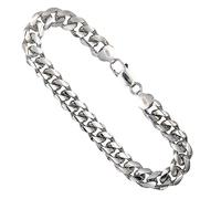 Bracelet Argent Massif 925/000 Maille Cubaine - Homme