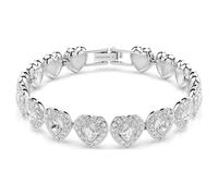 Swarovski Bracelet Tennis Ariana Grande x, Tailles variées, Cœur, Blanc, Métal rhodié