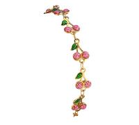 Bracelet artistique en acier inoxydable avec gouttes d'huile de fruits - Longueur réglable - Pour un usage quotidien - Confortable et léger, taille unique, Comme décrit