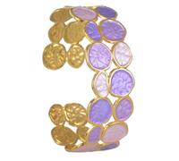 Bracelet artistique en forme de goutte d'huile colorée - Bracelet réglable en acier inoxydable - Pour une tenue décontractée ou formelle, taille unique, Comme décrit