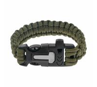 Bracelet avec allume-feu Paracord Badger Outdoor - Olive
