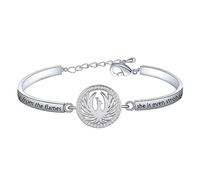 Bracelet avec citation inspirante Phoenix Oiseau Cadeau de motivation When The Phoenix Rises From The Flames She Is Even Stronger Than Before, 13.15 inches (33.4 cm) (estimated), Cuivre, sans nickel