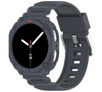 Bracelet avec coque en TPU pour Samsung Galaxy Watch 9 8 40 mm 2 en 1 Noir