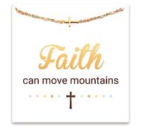 Bracelet avec croix pour femme, bracelet chrétien pour femme, cadeau de confirmation pour filles, bracelets religieux pour sœur, bijoux chrétiens religieux pour femme, bracelet avec croix pour fille