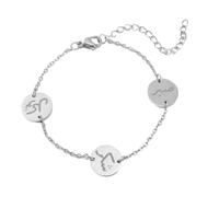 Bracelet avec pendentif en acier inoxydable - Bijou islamique - Pièce de monnaie arabe - Bracelet tendance pour toutes les occasions