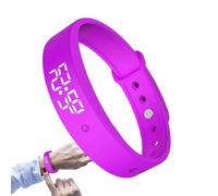 Bracelet avec réveil vibrant, bracelet avec minuterie | 3 alarmes rappels à boire - pour enfants, adolescents, adultes, hommes, femmes, personnes âgées, pot, médicaments, fitness