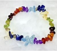 Bracelet Baroque en Pierres Naturelles - Améthyste - 7 Chakras