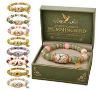 Bracelet bénédiction en édition limitée 2026 avec boîte cadeau de qualité supérieure, bracelets de bénédiction abeille colibri pour femme, cadeau réglable pour femme, maman, sœur et amis, One size