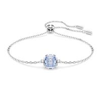 Bracelet Birthstone, Taille Carré, Mars, Bleu, Métal rhodié OS