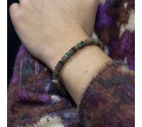 Bracelet blima en pierres agate indienne