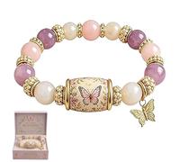Bracelet Bluebird Blessings en édition limitée 2026, amour, paix et bénédictions du printemps, bracelets de perles inspirants en forme de colibri, avec motif oiseau et papillon, pour maman (TypeC)