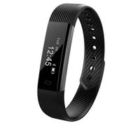 Bracelet Bluetooth Montre Connectée - ELENXS - ID115 - Écran OLED 0.86"" - Bluetooth V4.0 - Étanche Noir