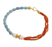 Bracelet bohème pour femme, bracelet de perles, pierre naturelle, perles d'imitation fait à la main, design idéal pour un usage quotidien et les vacances à la plage