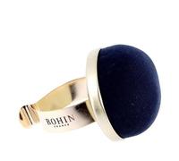Bracelet - BOHIN - Pelote Métallique - Velours Bleu Marine - Idéal Aiguilles - Épingles