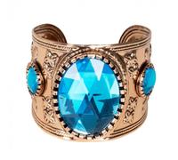 Bracelet - BOLLAND - Reine du Nil - Topaze Bleue - Accessoire Déguisement