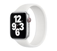 Bracelet Boucle unique en Silicone pour Apple Watch | 44/45/46/49 mm - Taille 7 - White