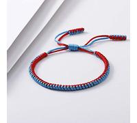 Bracelet bouddhiste tibétain fait à la main corde réglable amour Bracelets et bracelets mode femmes bijoux Couple cadeaux rouge bleu