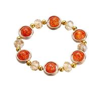 Bracelet Bracelet Homme Mm Breloques Classique Bracelet Gradient Ice Crack Colored Glaze Bracelet String For Everyday Wear As A For Girls' Classmates And Friends Mm Couple En En Bijoux (D, One Size)