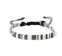 Bracelet Bracelet Perles Message Quartz Bracelet Hommes Bracelets Faits À La Main Bijoux Wrap Bracelets Réglable Hommes Et Femmes Cheville Bracelets Largeur Femmes Couple Messages Quartz (O, A)
