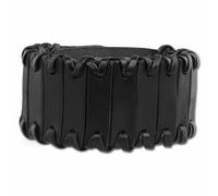Bracelet Bracelet Silberdream Cuir Unisexe Noir - Cuir De Vachette Tanné - La0025s