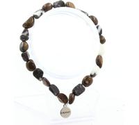 Bracelet bronzite du Brésil + jaspe zébré du Brésil, taille personnalisable