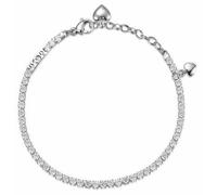 Brosway Bracelet Femme avec Symbole Coeur | Collection Desideri - BEI030, 185mm, Acier inoxydable Acier allié, Zircon cubique.