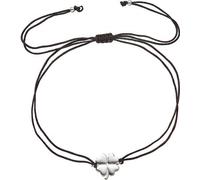 Bracelet Cabala noir avec trèfle à quatre feuilles 13047.3 noir