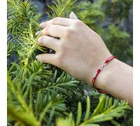 Bracelet cabala rouge avec cordon Infinity AGB383