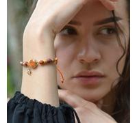 Bracelet cabochon jaspe et bois love