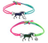 Bracelet cadeau pour fille - Avec pendentif - Change de couleur arc-en-ciel