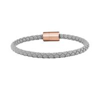 bracelet cai men cuir olive gris avec fermeture magnétique cai