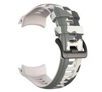 Bracelet camouflage 22 mm/26 mm pour Garmin Instinct 3, bracelet pour Instinct E, bracelet pour Garmin Fenix 8, bracelet pour Approach S70, camouflage gris/blanc, 26 mm