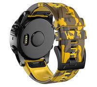 Bracelet camouflage en silicone à libération rapide compatible avec Garmin Fenix 7X/6X/5X, Garmin Fenix 7/6/5, Garmin Approach S62/Instinct/Instinct2, 26mm, for Fenix 7X/6X/5X