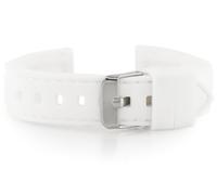 Bracelet caoutchouc pour montre U20 - blanc 20 mm