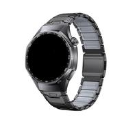 Bracelet Caoutchouc Titane 22mm For Huawei Watch GT6/5/4/Pro 46mm/Ultimate2(Black gray-CX)