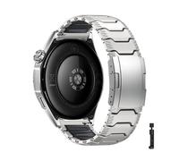 Bracelet Caoutchouc Titane 22mm For Huawei Watch GT6/5/4/Pro 46mm/Ultimate2(Titanium black-GB)