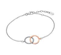 Bracelet Cercles Argent Lotus Lp1955-2/1 Zircone Argent 925 Réel Jlp1955-2-1