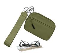 Bracelet - Chaîne de e Poche, Porte-clés Portefeuille de Poche | Chaîne de e Poche avec Poche zippée - Nylon imperméable - Portefeuille de Cartes de crédit, Valise compacte pour Carte à
