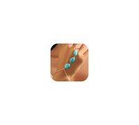 Bracelet chaîne de main turquoise pour femme, bracelet occidental délicat doré, bracelet bague, bijoux de main, cadeaux pour femmes, tendance 2025, Alliage, Pas de gemme