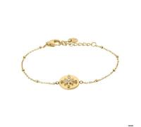 Bracelet Chaîne Femme PERSEA Acier Doré Cristaux