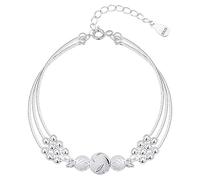 Bracelet chaîne pour femmes, bracelet Charm - Lucky Blango trois fils à trois fils,Bijoux simples réglables, bijoux de voyage faits à la main pour les anniversaires