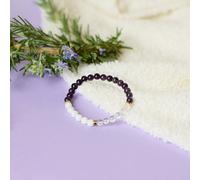 Bracelet chakra couronne 6 mm